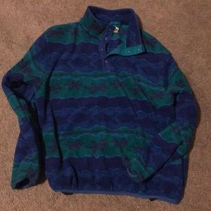 Button up pull over